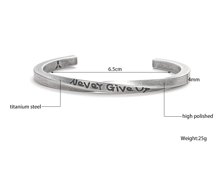 bracelet jonc en acier inoxydable femme