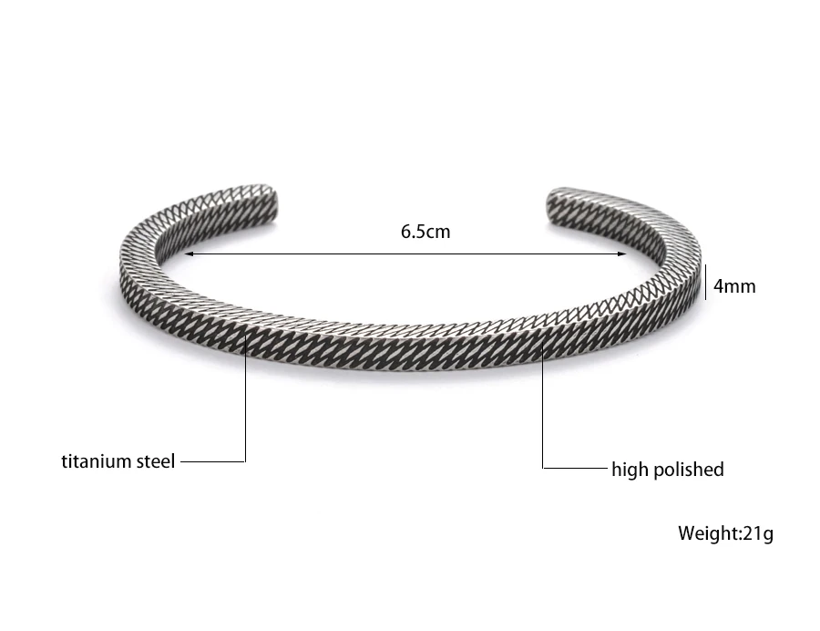 bracelet jonc en acier inoxydable femme